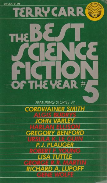 anthology: THE BEST SCIENCE FICTION OF THE YEAR #5