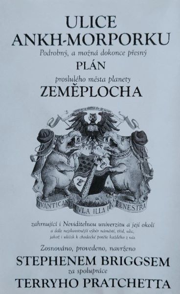 Pratchett, Terry: ULICE ANKH-MORPORKU - mapa