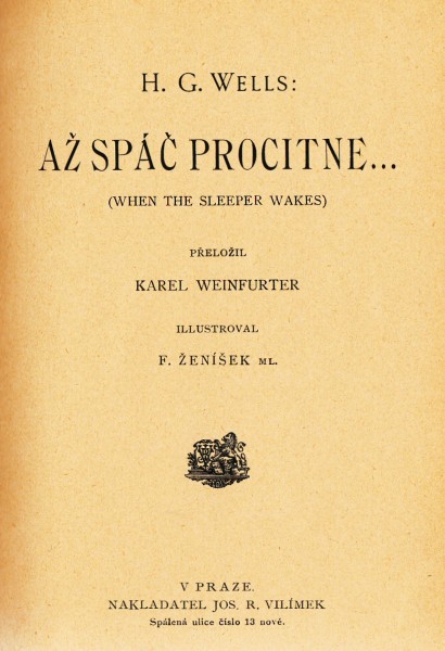 Wells, Herbert G.: AŽ SPÁČ PROCITNE