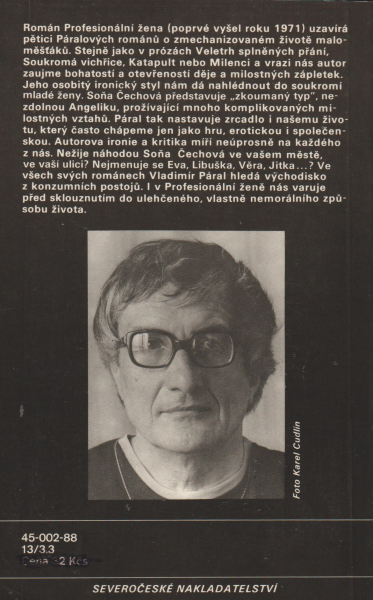 Páral, Vladimír: PROFESIONÁLNÍ ŽENA