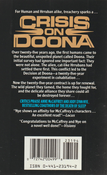 McCaffrey, Anne: CRISIS ON DOONA
