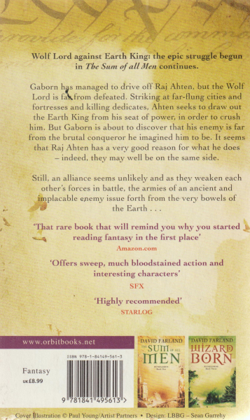 Farland, David: BROTHERHOOD OF THE WOLF