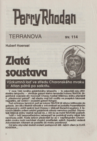 Haensel, Hubert: ZLATÁ SOUSTAVA