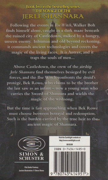 Brooks, Terry: THE VOYAGE OF THE JERLE SHANNARA 2 - ANTRAX