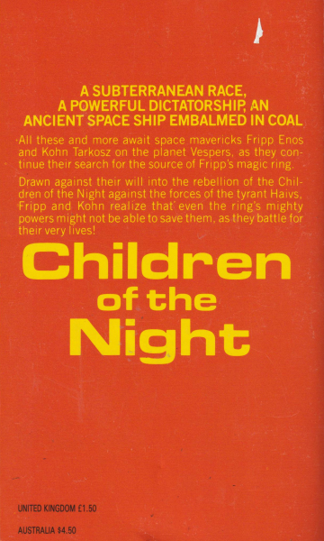 Kring, Michael: CHILDREN OF THE NIGHT