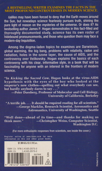 Hogan, James: KICKING THE SACRED COW