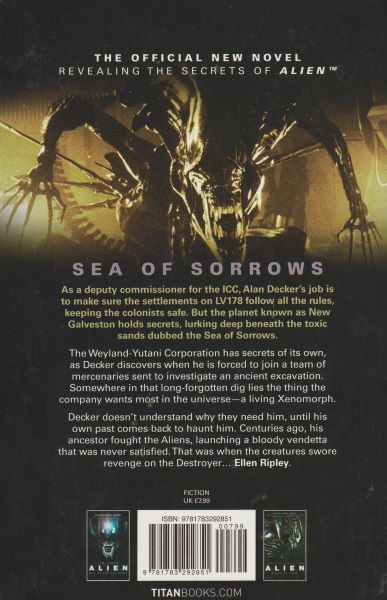 Moore, James A.: ALIEN - SEA OF SORROWS