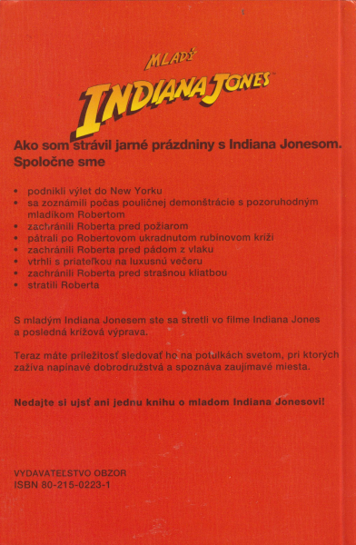 McCay, William: MLADÝ INDIANA JONES A KLIATBA RUBÍNOVÉHO KRÍŽA