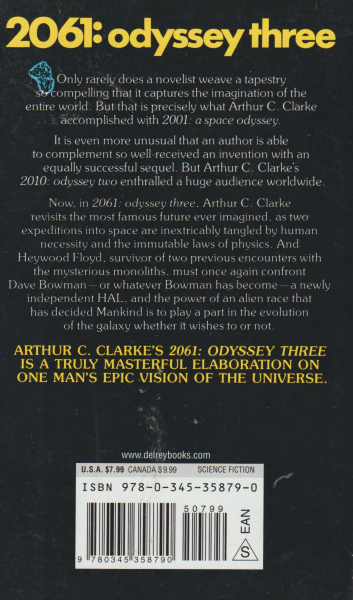 Clarke, A.C.: 2061 ODYSSEY THREE