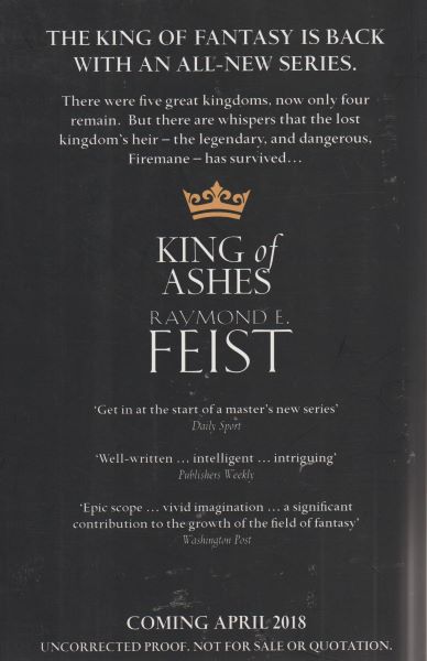 Feist, Raymond E.: KING OF ASHES