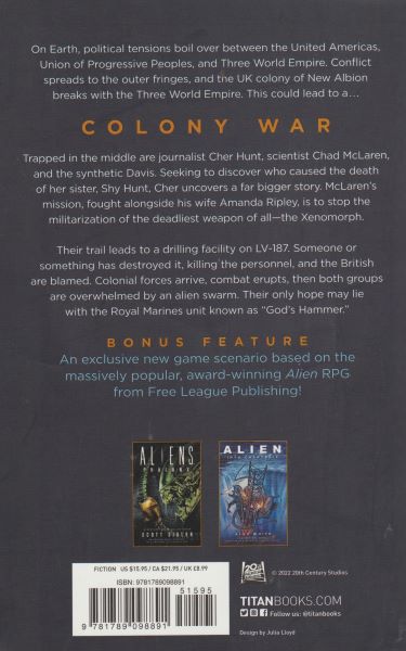 Barnett, David: ALIEN - COLONY WAR