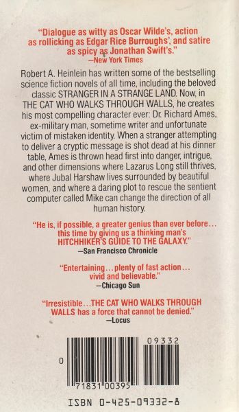 Heinlein, Robert A.: THE CAT WHO WALKS THROUGH WALLS