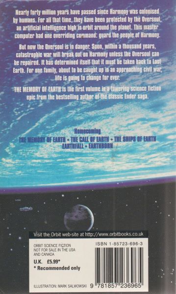 Card, Orson S.: THE MEMORY OF EARTH