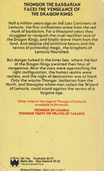 Carter, Lin: THE WIZARD OF LEMURIA