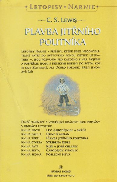 Lewis, C.S.: PLAVBA JITŘNÍHO POUTNÍKA