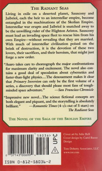 Asaro, Catherine: THE RADIANT SEAS