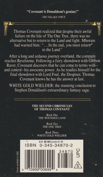 Donaldson, Stephen: WHITE GOLD WIELDER