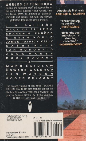 anthology: THE ORBIT SCIENCE FICTION YEARBOOK TWO