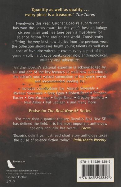 anthology: THE MAMMOTH BOOK OF BEST NEW SF 21