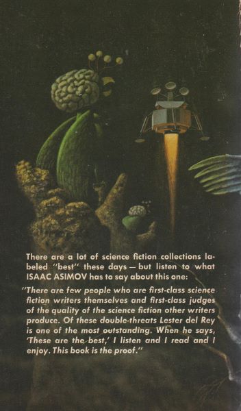 anthology: BEST SCIENCE FICTION STORIES OF THE YEAR 1