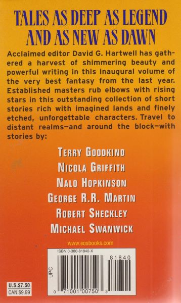 anthology: YEAR´S BEST FANTASY 1