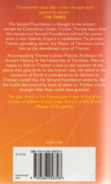 Asimov, Isaac: FOUNDATION´S EDGE