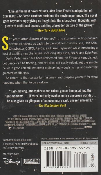 Foster, Alan D.: THE FORCE AWAKENS
