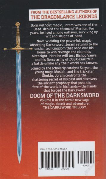 Weis, Margaret: DOOM OF THE DARKSWORD
