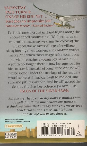 Feist, Raymond E.: TALON OF THE SILVER HAWK