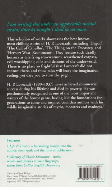 Lovecraft, H.P.: SELECTED STORIES