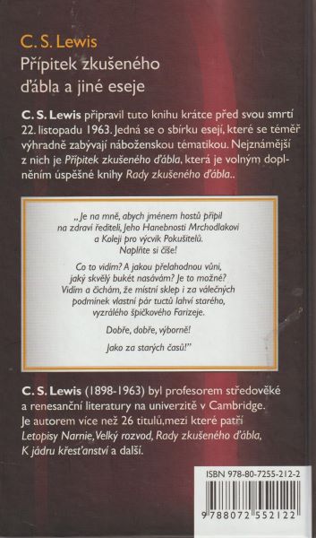 Lewis, C.S.:PŘÍPITEK ZKUŠENÉHO ĎÁBLA A JINÉ ESEJE