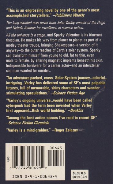 Varley, John: THE GOLDEN GLOBE