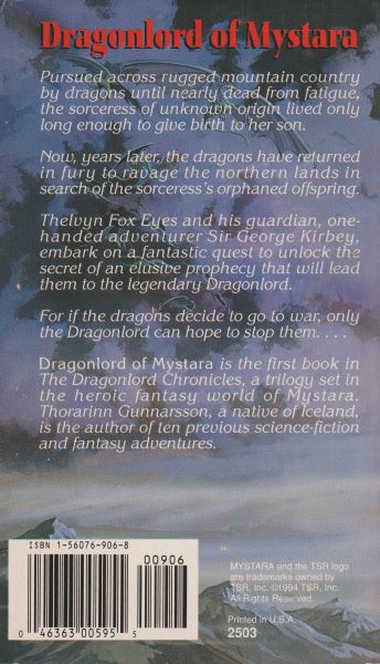 Gunnarsson, Thorarinn: DRAGONLORD OF MYSTARA