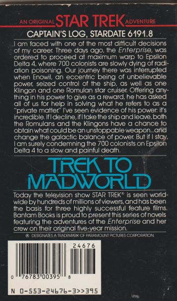 Goldin, Stephen: TREK TO MADWORLD