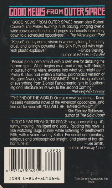 Kessel, John: GOOD NEWS FROM OUTER SPACE
