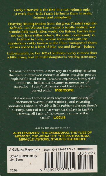 Watson, Ian: LUCKY´S HARVEST