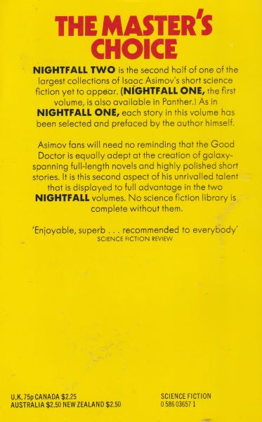 Asimov, Isaac: NIGHTFALL TWO