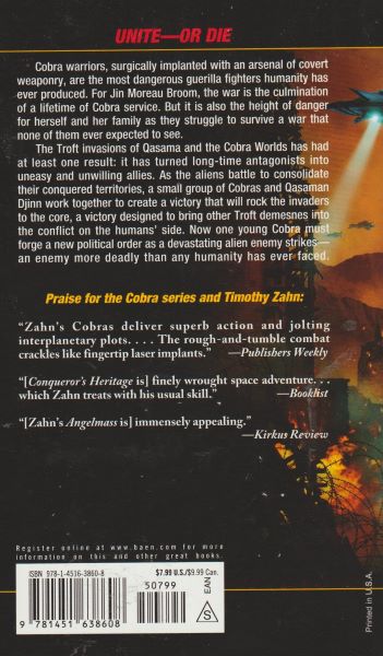 Zahn, Timothy: COBRA GAMBLE