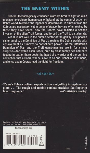 Zahn, Timothy: COBRA SLAVE