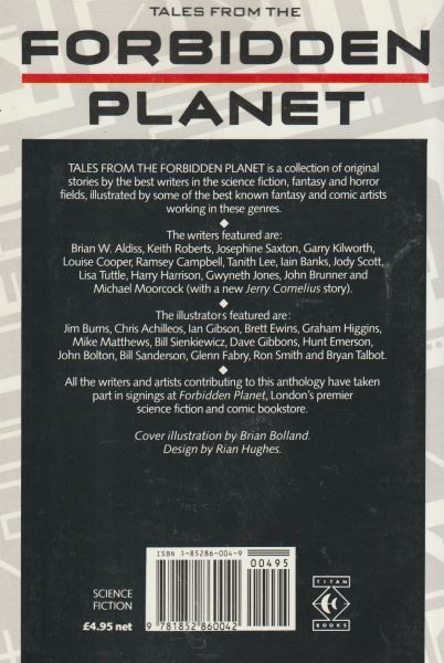 anthology: TALES FROM THE FORBIDDEN PLANET