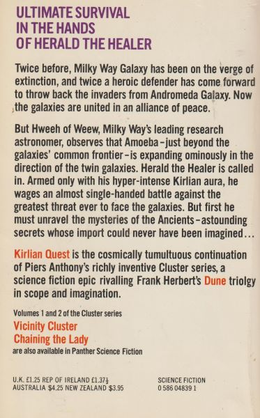 Anthony, Piers: KIRLIAN QUEST