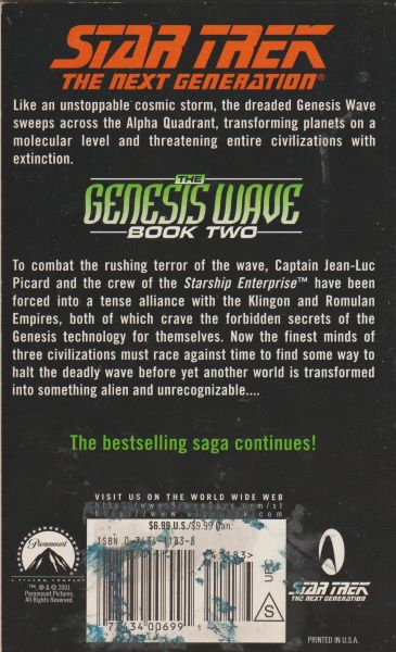 Vornholt, John: THE GENESIS WAVE, Book Two