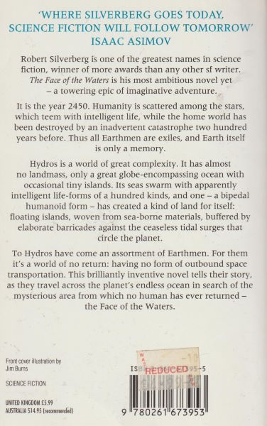Silverberg, Robert: THE FACE OF THE WATERS