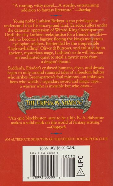 Salvatore, R.A.: THE SWORD OF BEDWYR