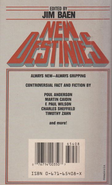 magazine: NEW DESTINIES, Volume IV/Summer 1988