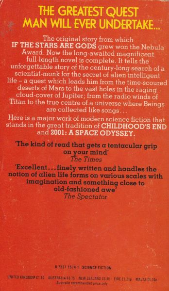 Benford, Gregory: IF THE STARS ARE GODS