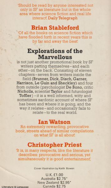 anthology: EXPLORATIONS OF THE MARVELLOUS