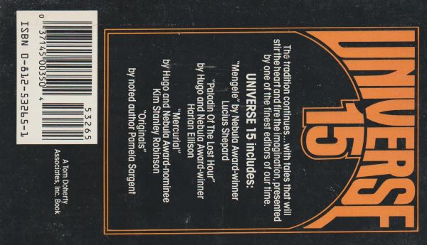 anthology: UNIVERSE 15