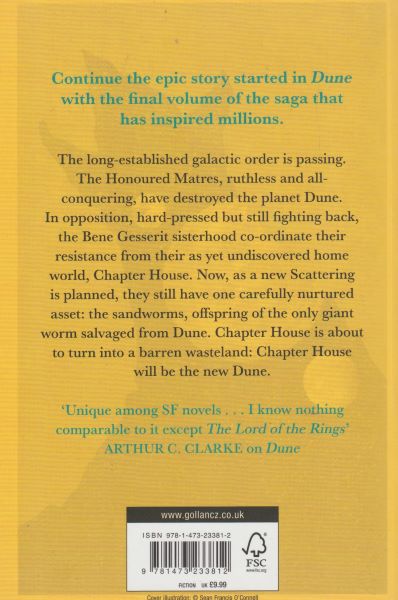 Herbert, Frank: CHAPTERHOUSE DUNE