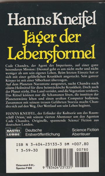 Kneifel, Hanns: JÄGER DER LEBENSFORMEL